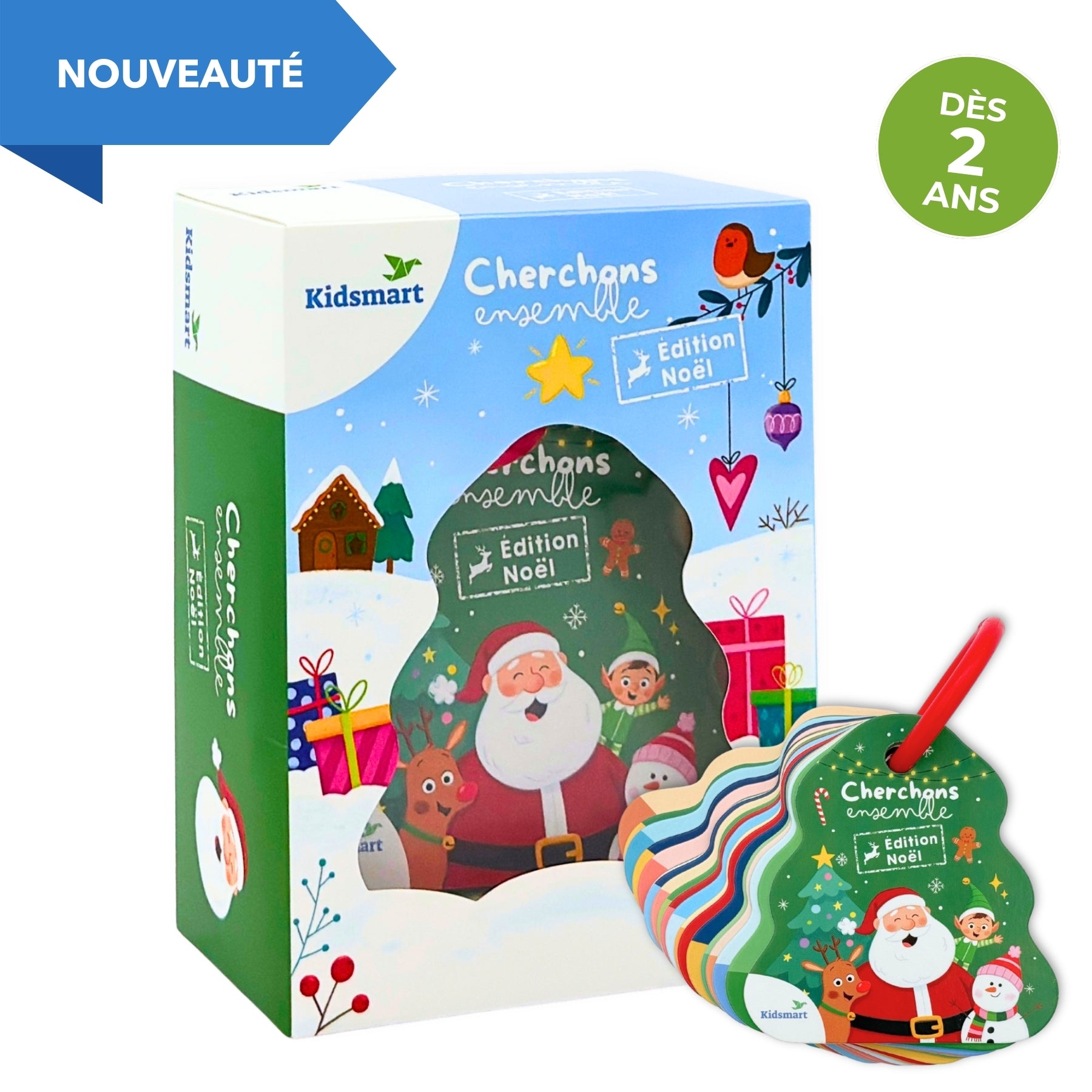 Boite + cartes cherchons ensemble Edition Noel