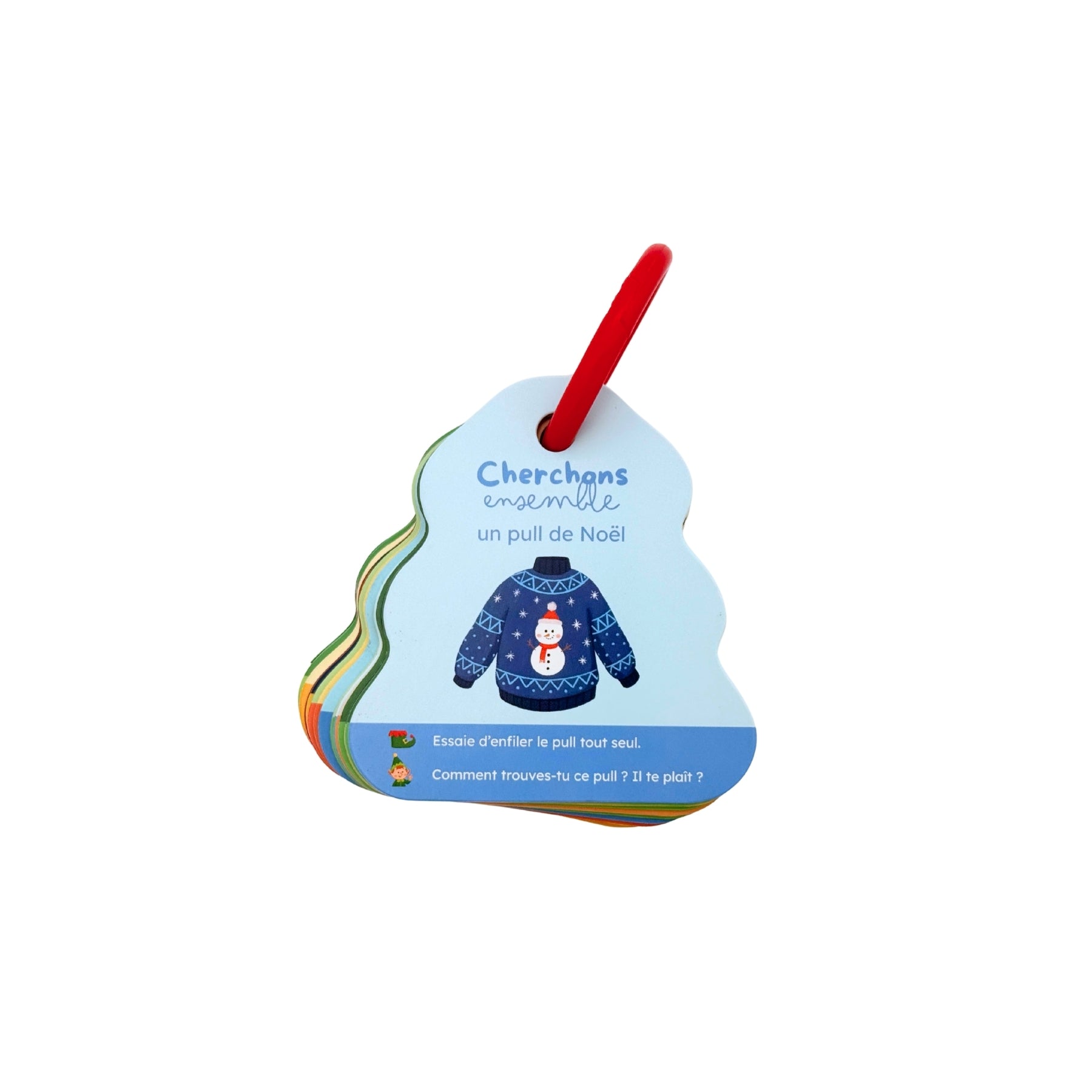 Cherchons ensemble edition Noel - Visuel de la carte un pull de Noel