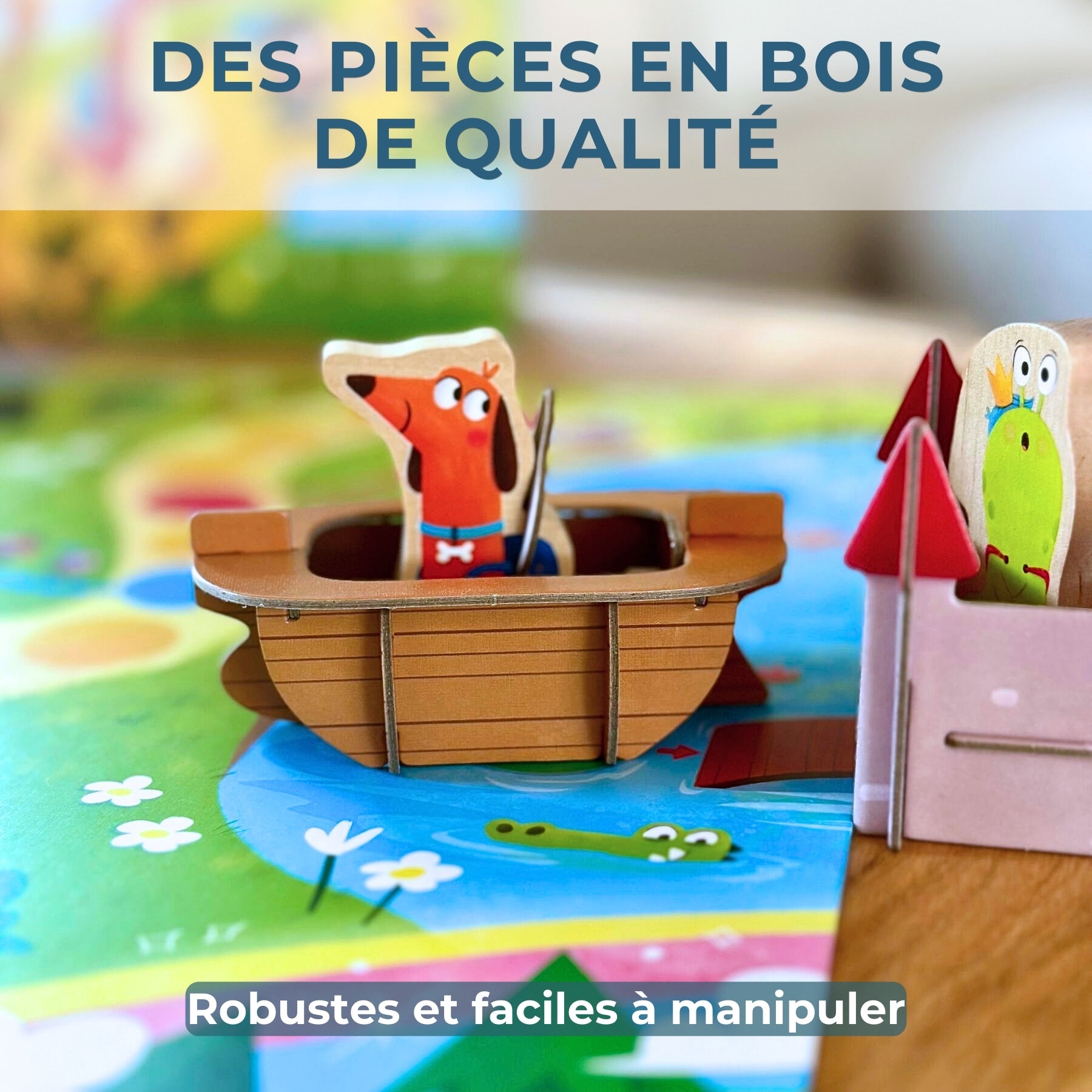 Des pieces en bois de qualité